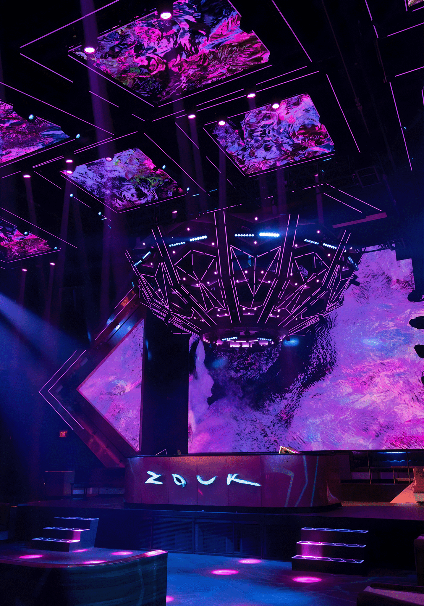 Zouk Nightclub immersive LED installation
